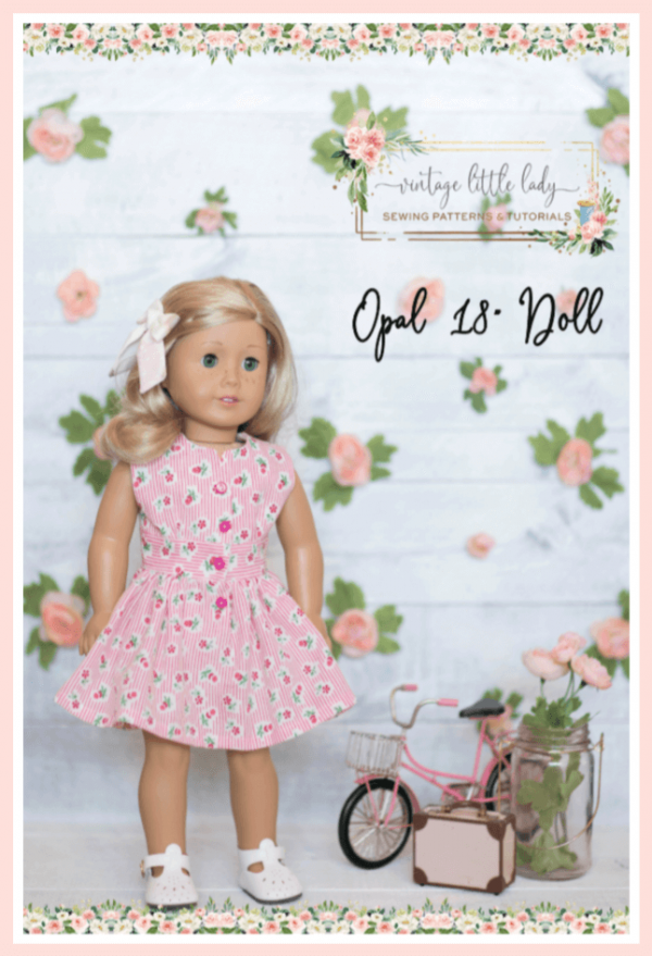 Opal 18 doll vintage dress