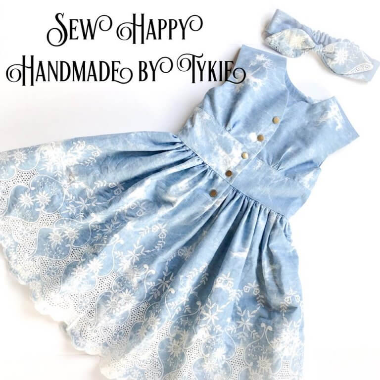 Sew Happy Handmade Opal dress by Tykie Crum