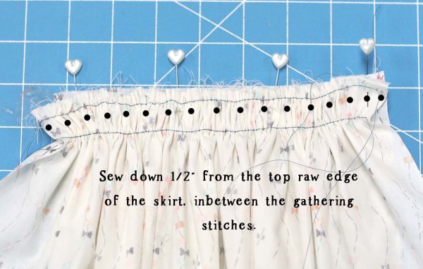 How To Get Professional Skirt or Ruffle Gathers | Vintage Little Lady