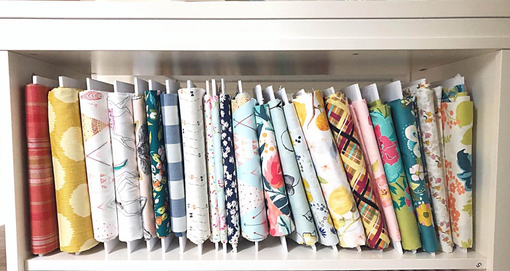 fabric organizing can be easy and beautiful