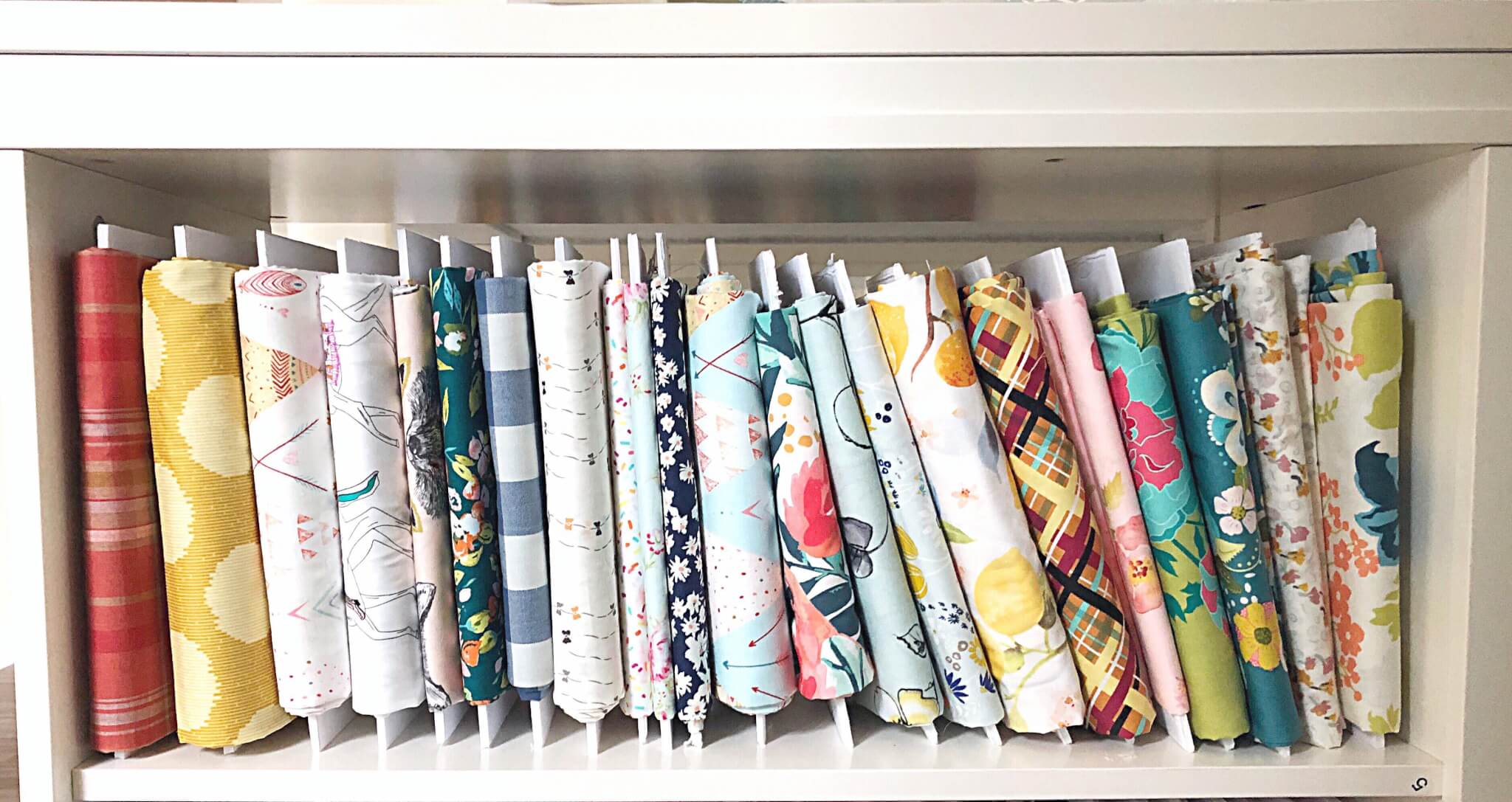 Fabric Organization on the Cheap - girl. Inspired.