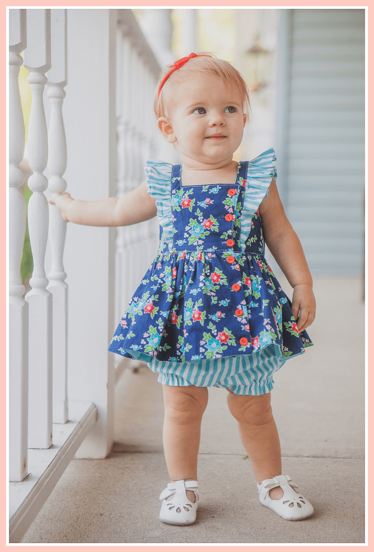 baby with dress