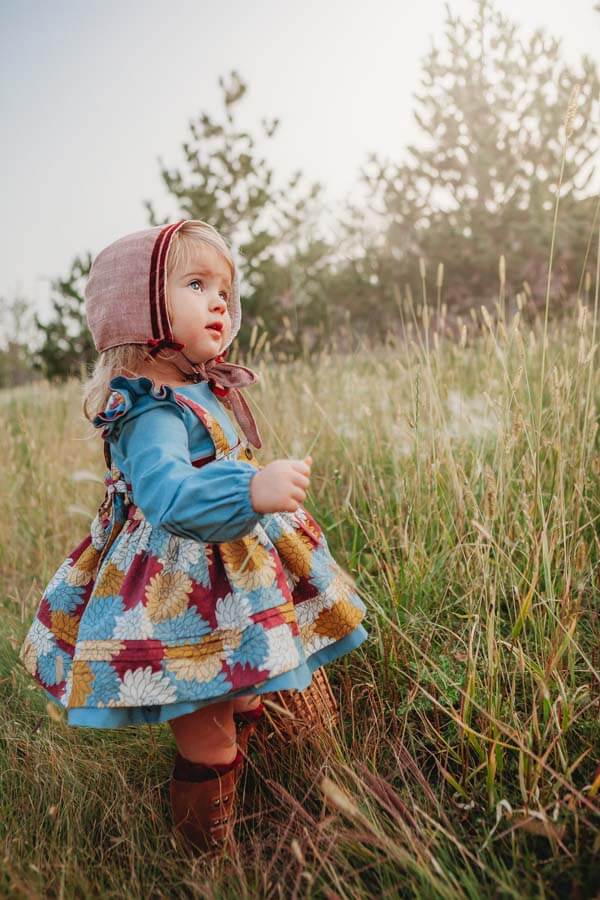 Baby Isidora Suspender Skirt | Vintage Little Lady