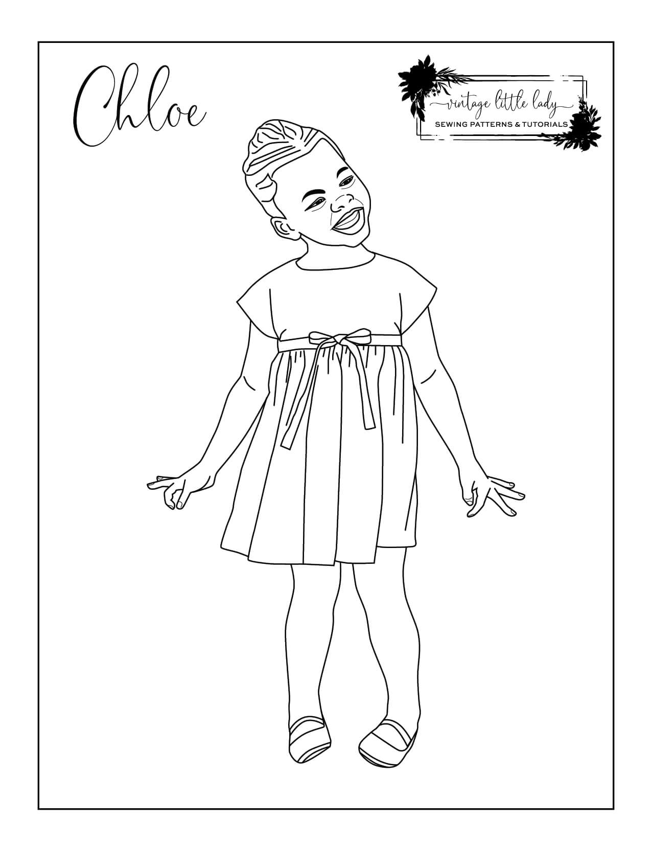 Chloe Coloring Page