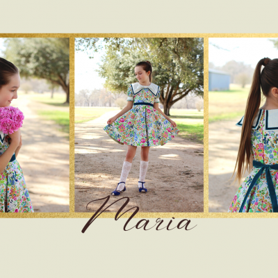 Maria – Bow Collar Dress